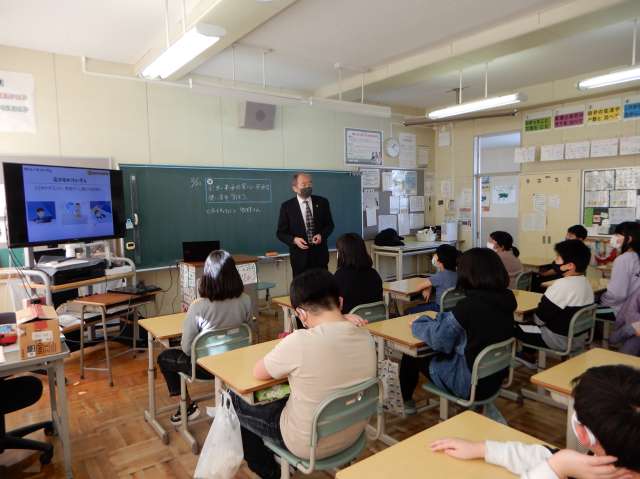 ネットマナー教室-砂川市立空知太小学校